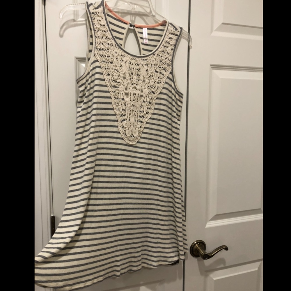 Striped swing dress
